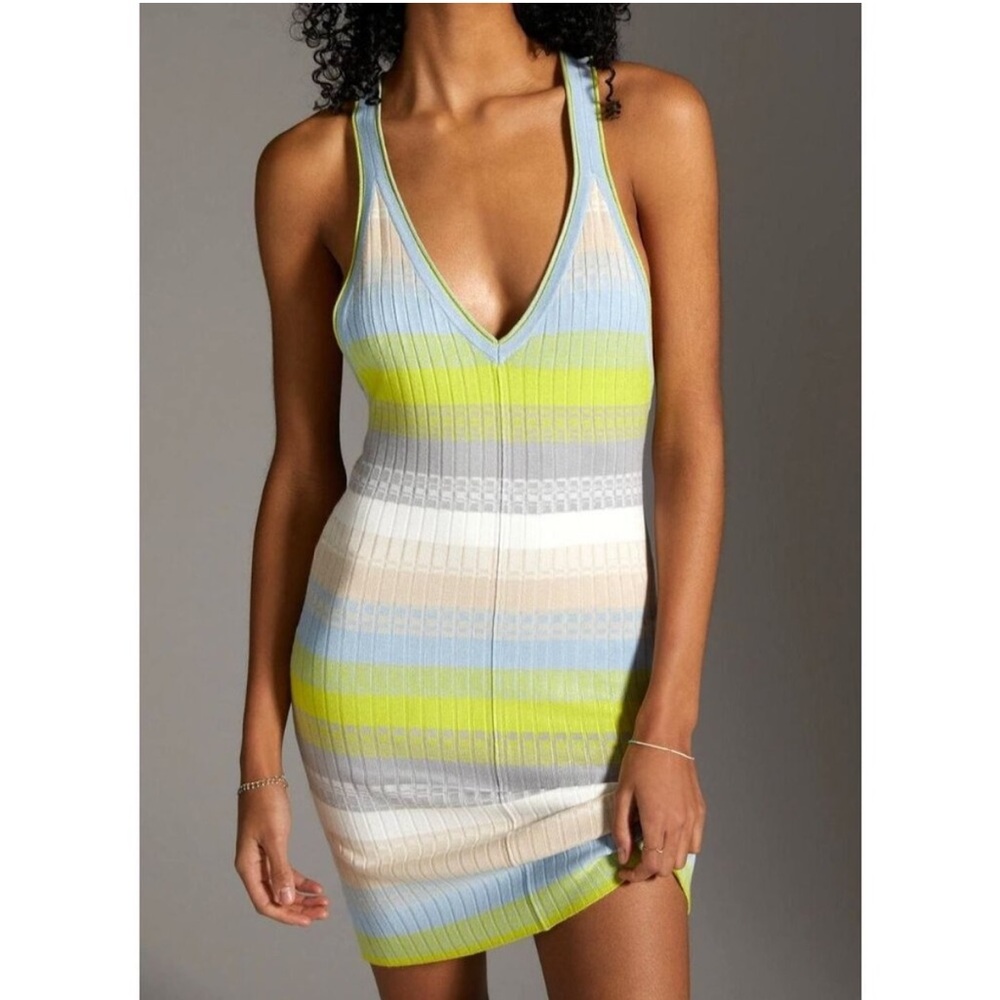 Anthropologie Multicolor Striped Dress